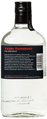 Berliner Brandstifter Premium Kornbrand Rückseite